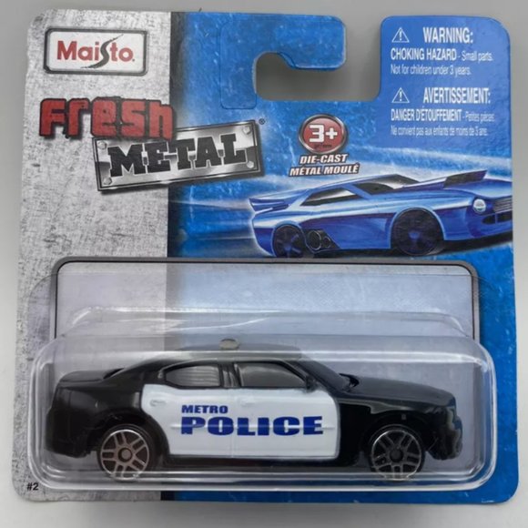 2006 Hot Wheels Dodge Charger Metro Police Mattel - Picture 6 of 8